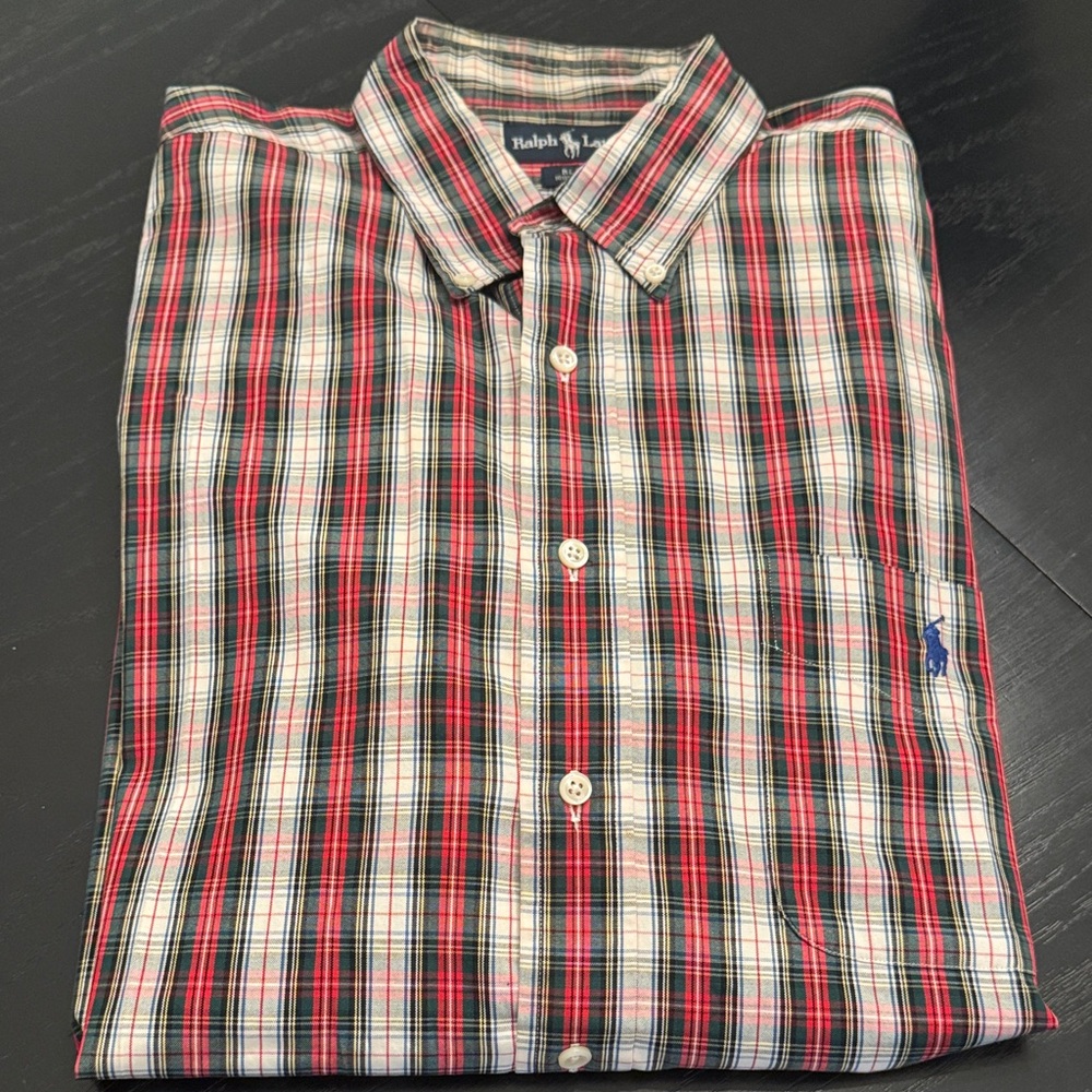 Ralph Lauren Men's Plaid Shirt size XL